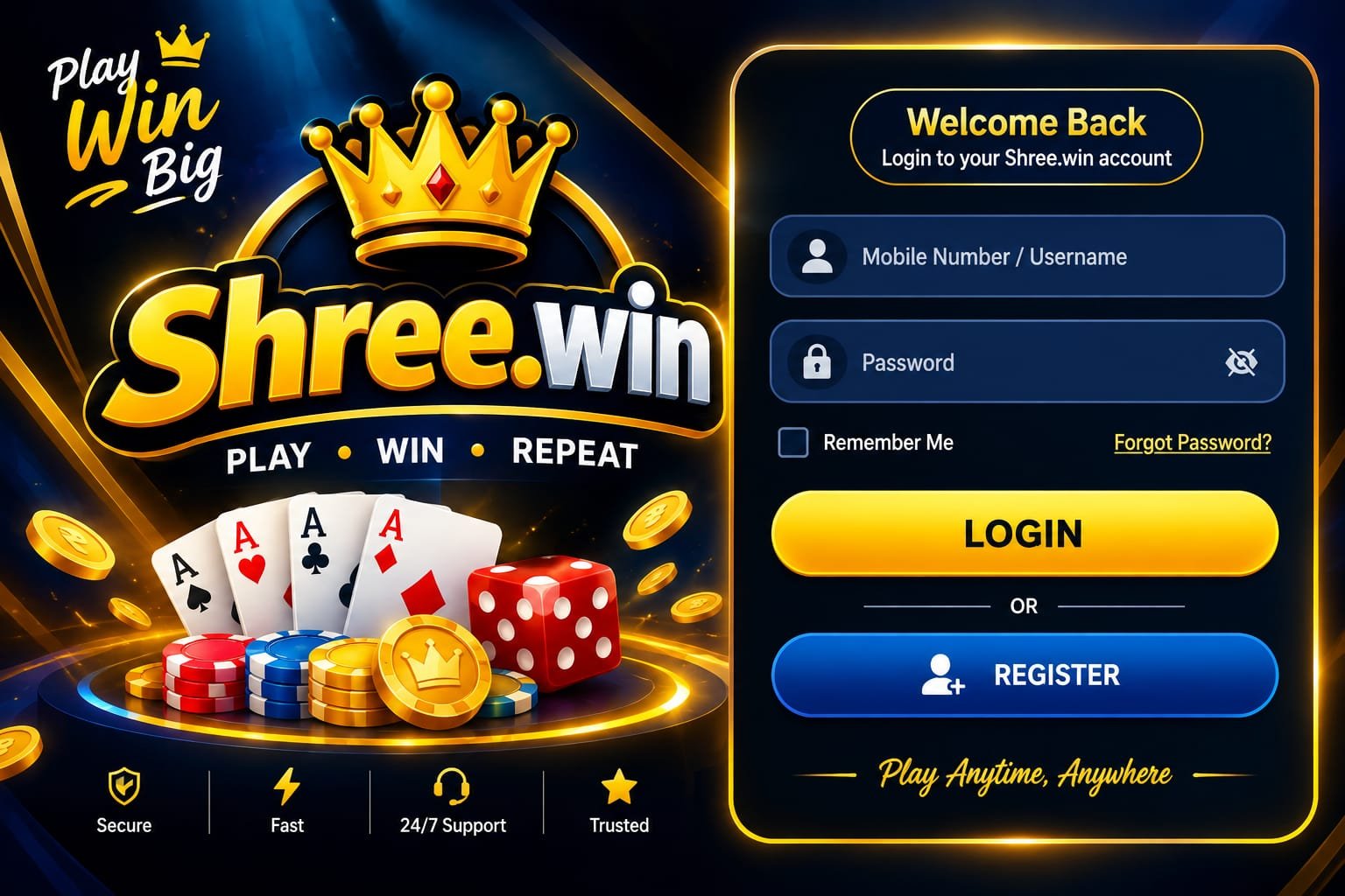 Shree Win App Download 2026- Login Registration, Games & Bonus