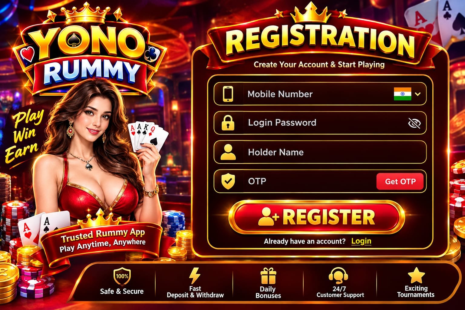 Yono Rummy App Download - Free ₹199 Welcome  Bonus , Fast Withdrawal & Latest Apk