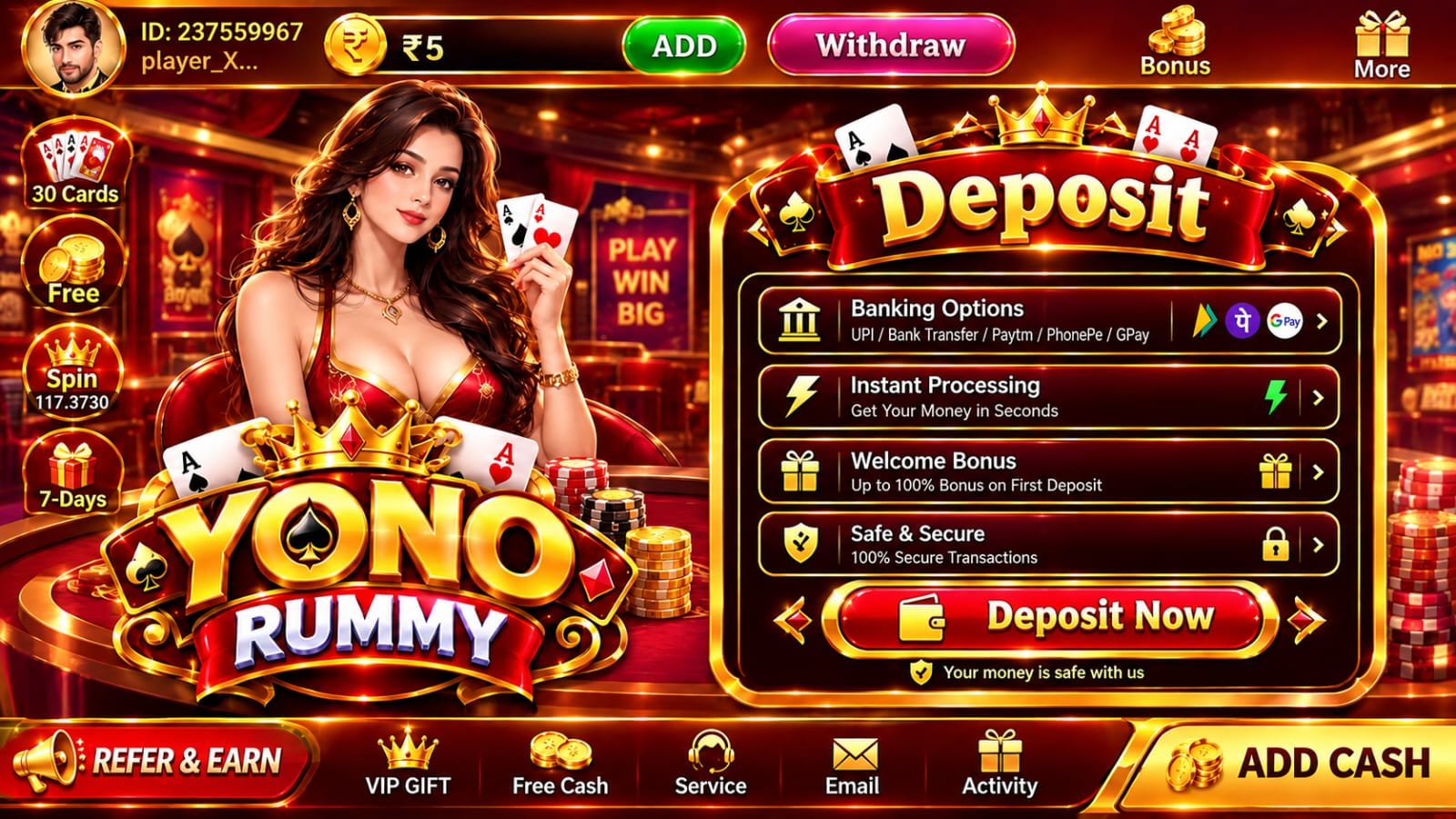 Yono Rummy App Download - Free ₹199 Welcome  Bonus , Fast Withdrawal & Latest Apk