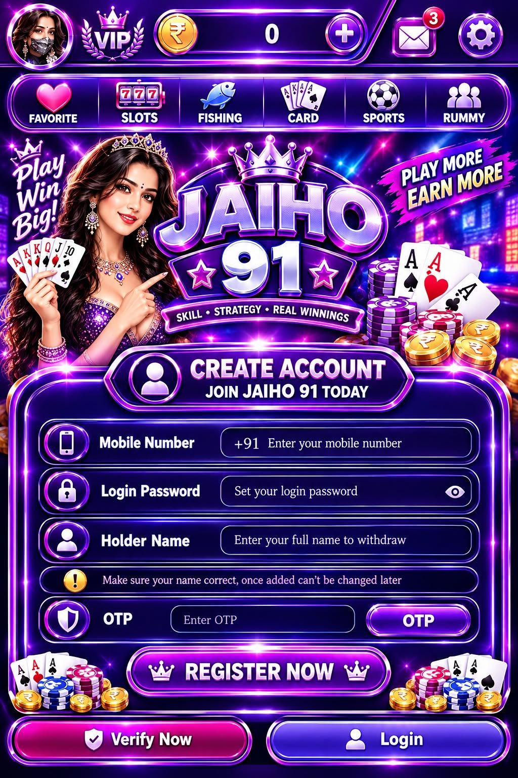 Jaiho 91 App Download- Get ₹550 Welcome Bonus (2026)