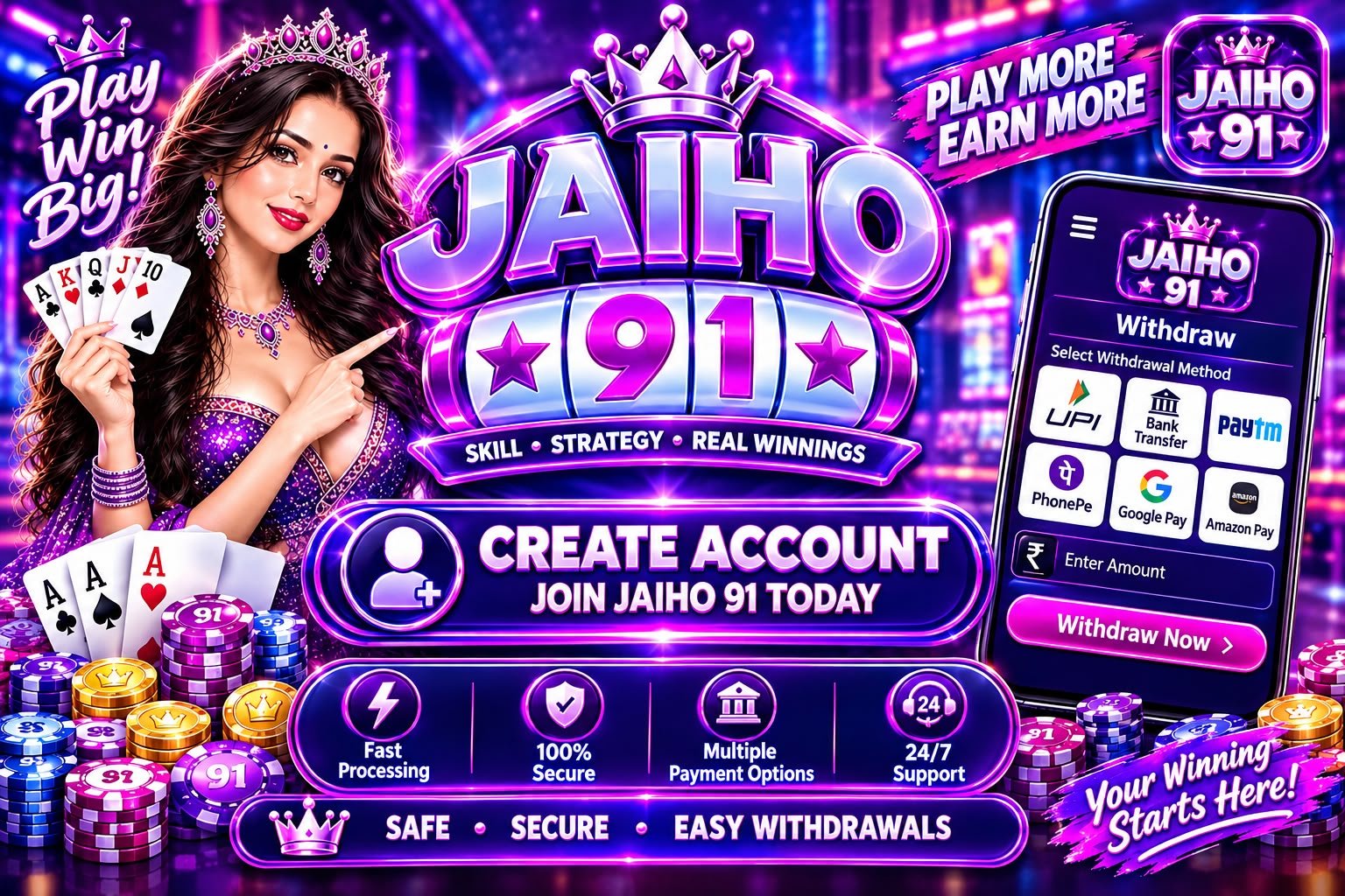 Jaiho 91 App Download- Get ₹550 Welcome Bonus (2026)