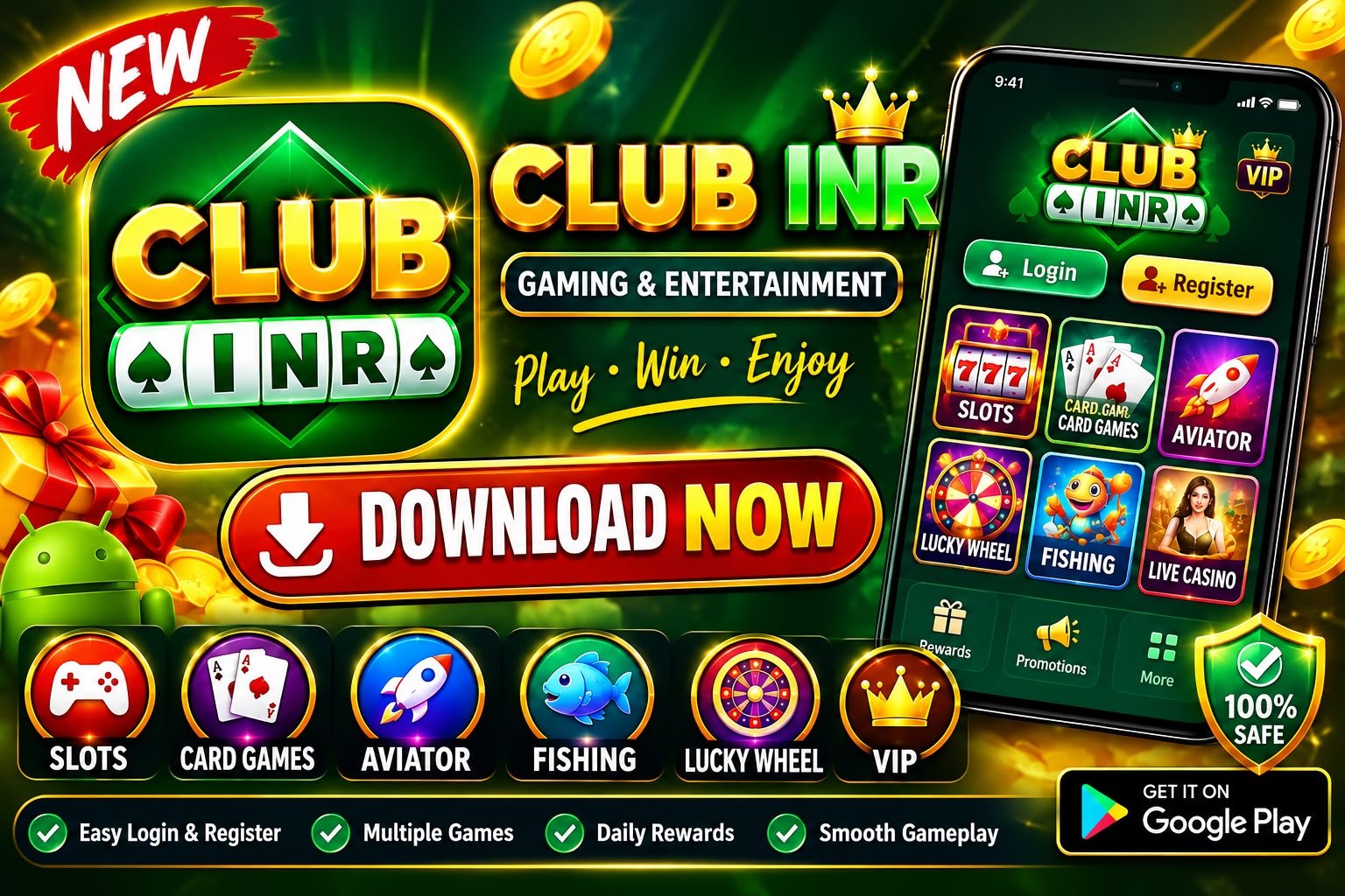 Club INR Game - Download 2026 -Features, Deposit, Withdrawal & Complete Guide