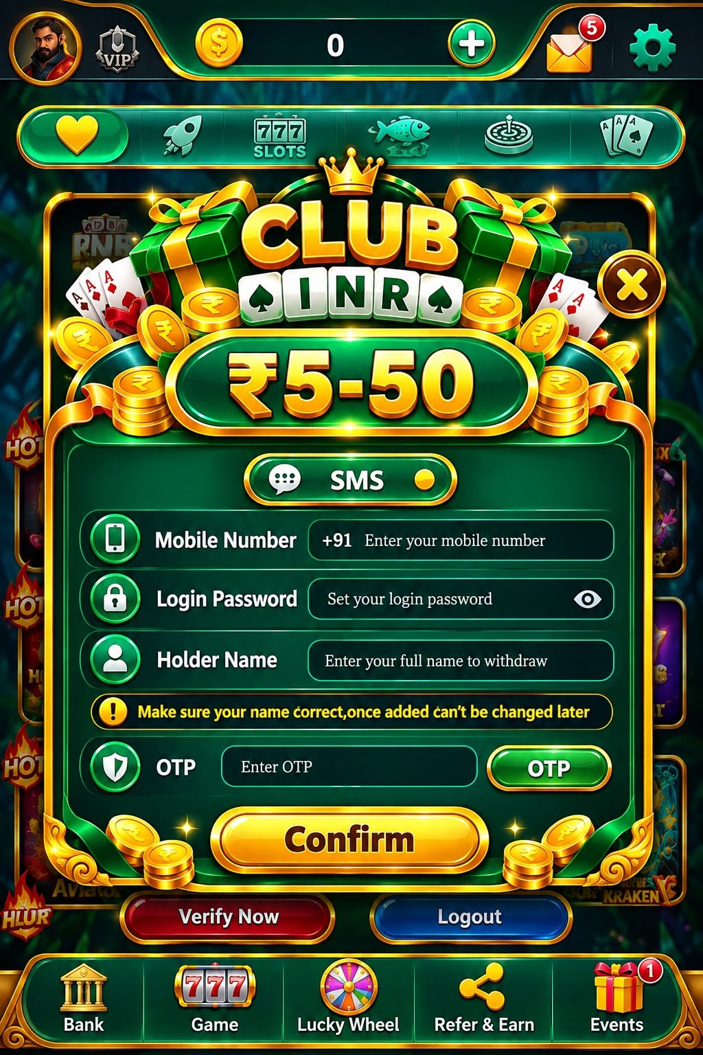 Club INR Game - Download 2026 -Features, Deposit, Withdrawal & Complete Guide