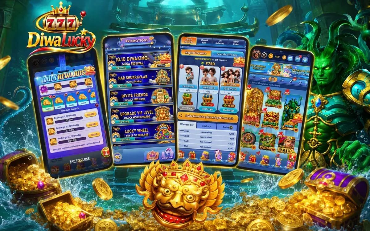 DiwaLucky Game APK Download Latest Version Get Up to ₹500 Free Bonus & Daily Real Cash Rewards