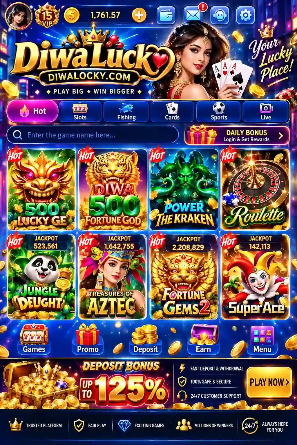DiwaLucky Game APK Download Latest Version Get Up to ₹500 Free Bonus & Daily Real Cash Rewards
