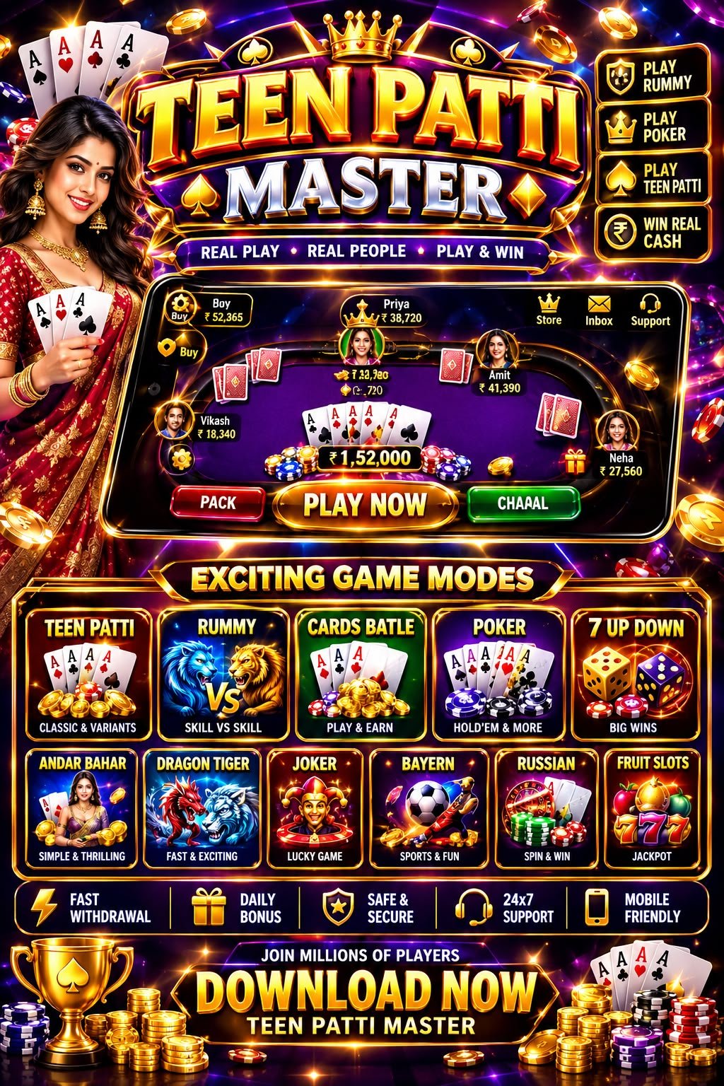 Teen Patti Master Game 2026 – Aviator, Rummy, Teen Patti & 30+ Games Complete Guide